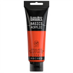 Liquitex Basics 4oz Cadmium Red Light Hue