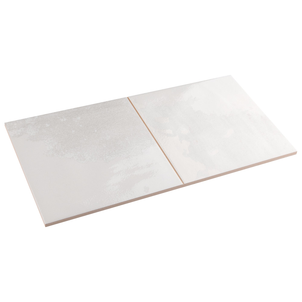 Kings Luxe Tradition Square White 7-7/8 in. x 15-3/4 in. Ceramic Wall Tile