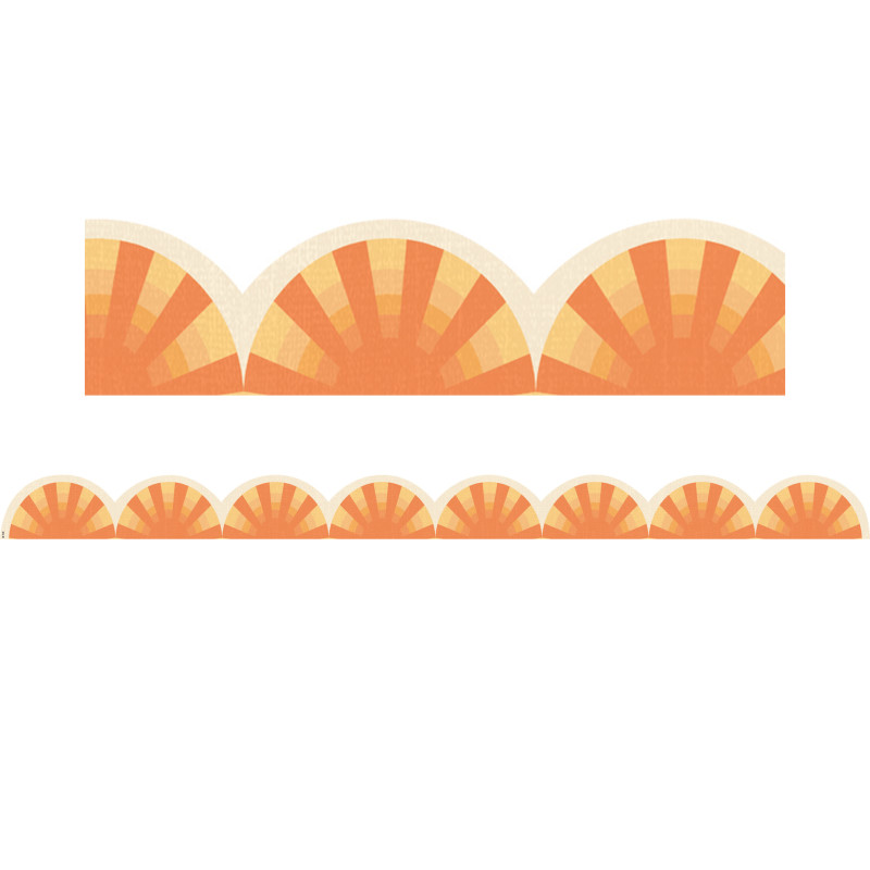 Moving Mountains Road Trip Sunshine Die-Cut Border Trim, 35 Feet