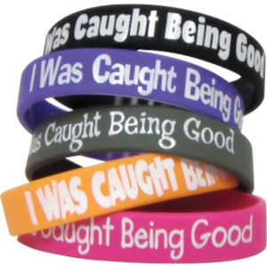 I Was Caught Being Good Wristband Pack, Pack of 10