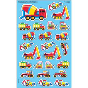 Construction Vehicles superShapes Stickers-Large, 200 ct