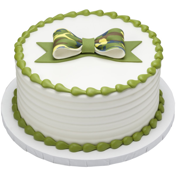 Camo Assortment Gum Paste Bows