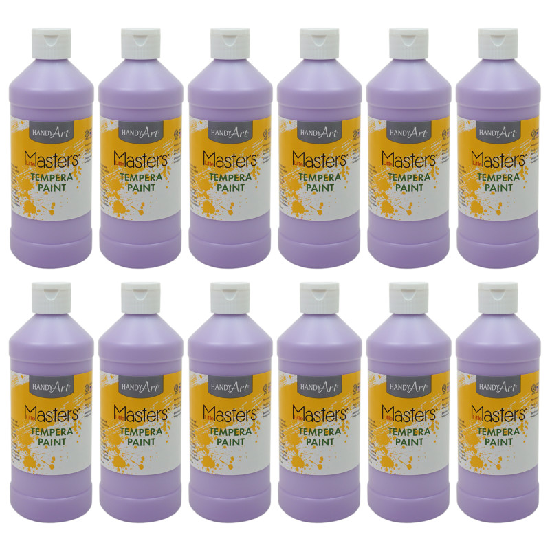 Little Masters® Tempera Paint 16 oz., Light Purple, Pack of 12