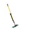 Rubbermaid Commercial, Adaptable Microfiber Flat Mop Pad, 18"W, Green