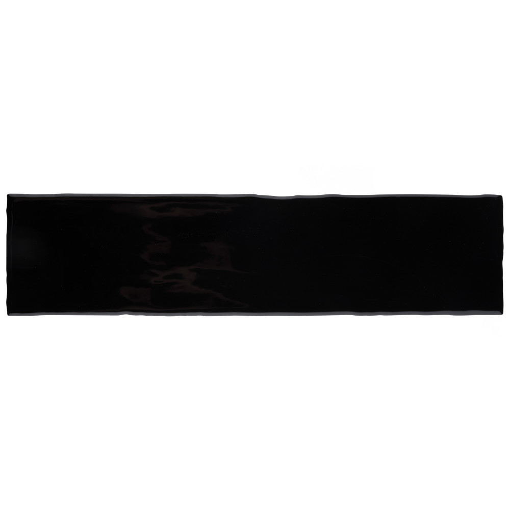 Castillo Black 3 in. x 12 in. Ceramic Wall Tile