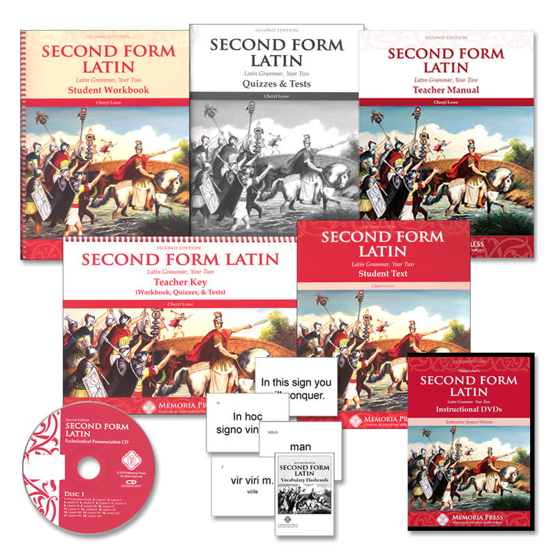 Memoria Press Second Form Latin Complete Set