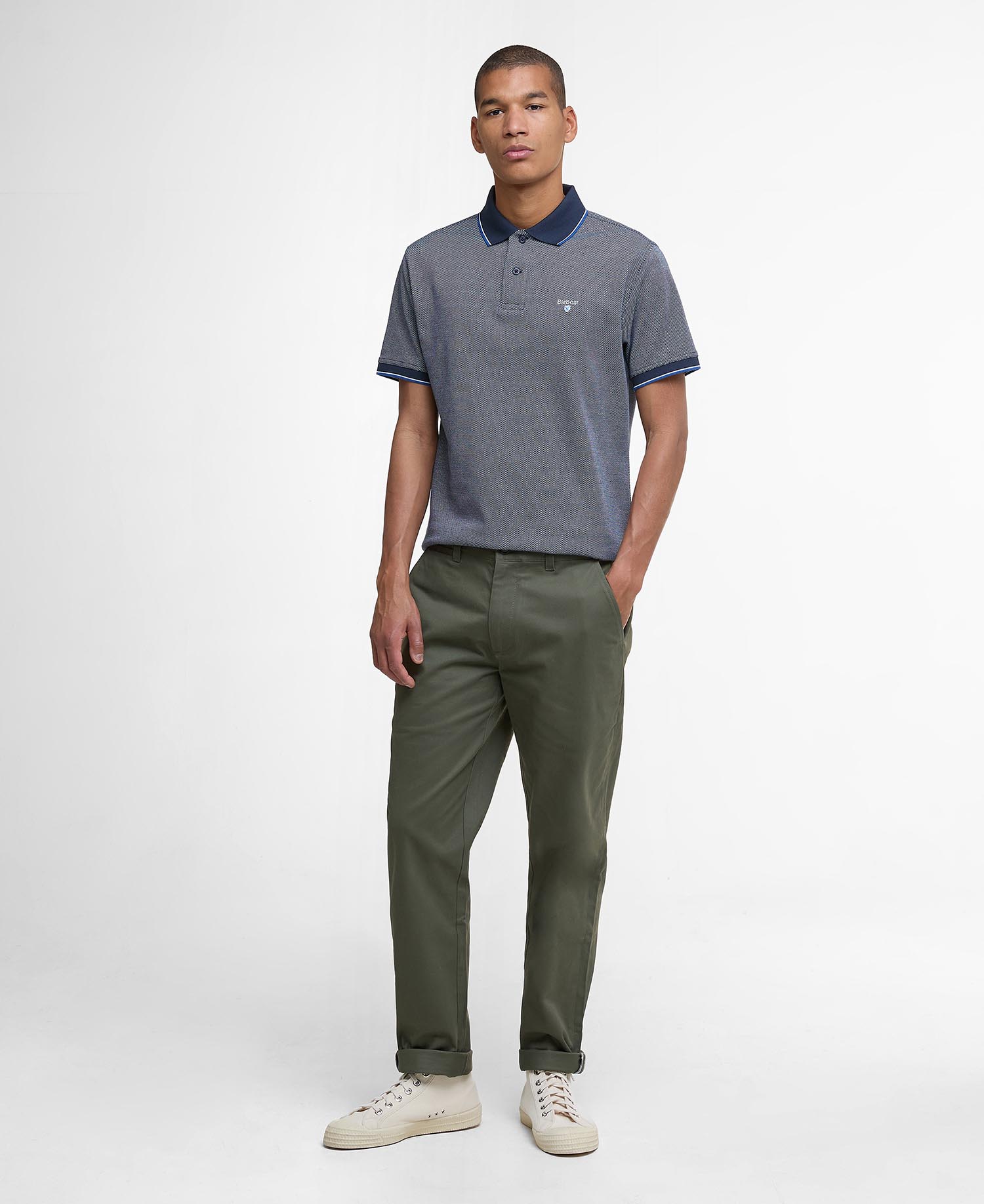 Hanswell Tailored Short-Sleeved Polo Shirt image number 1