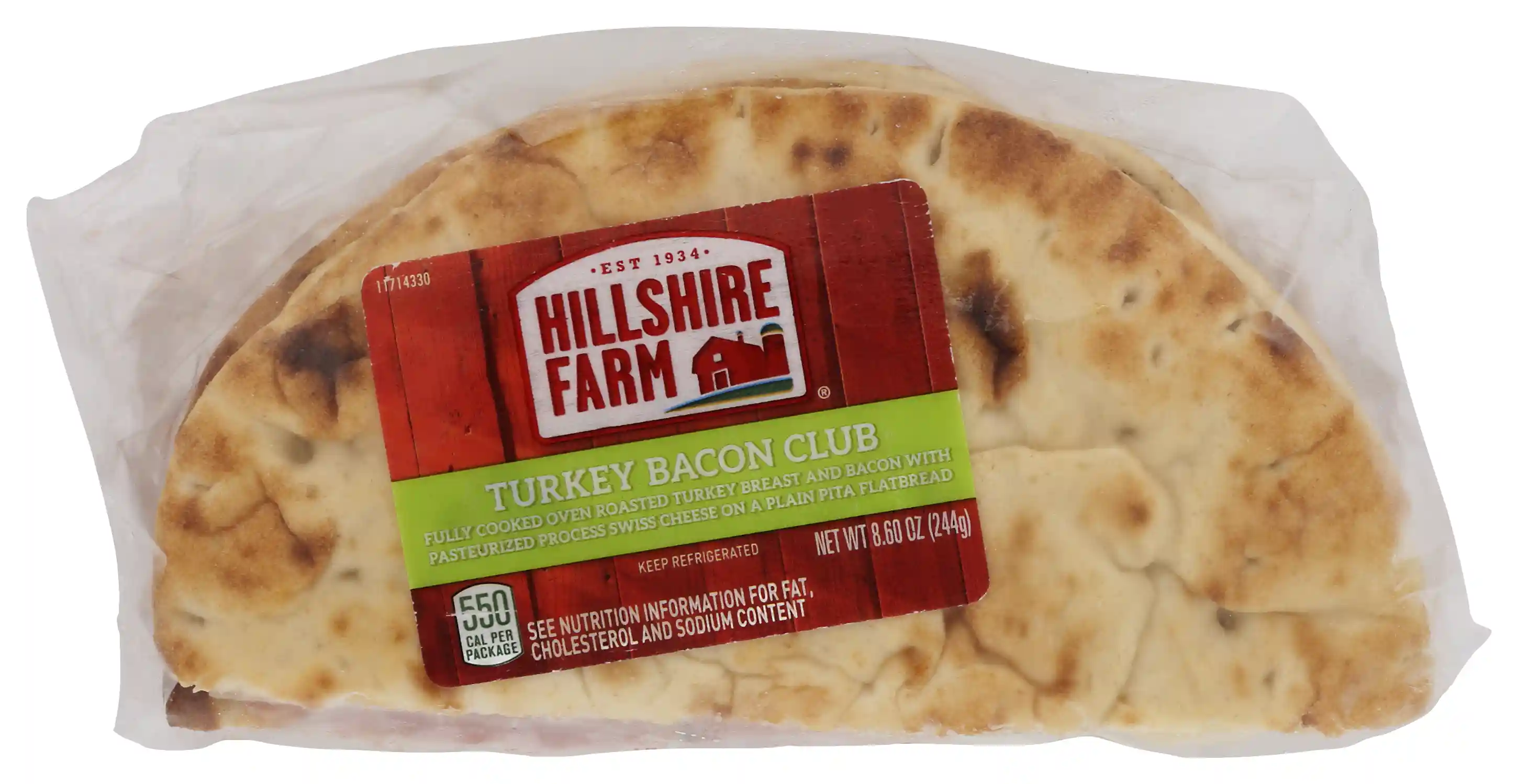 Hillshire Farm® Turkey Bacon Club Flatbread Sandwich_image_21