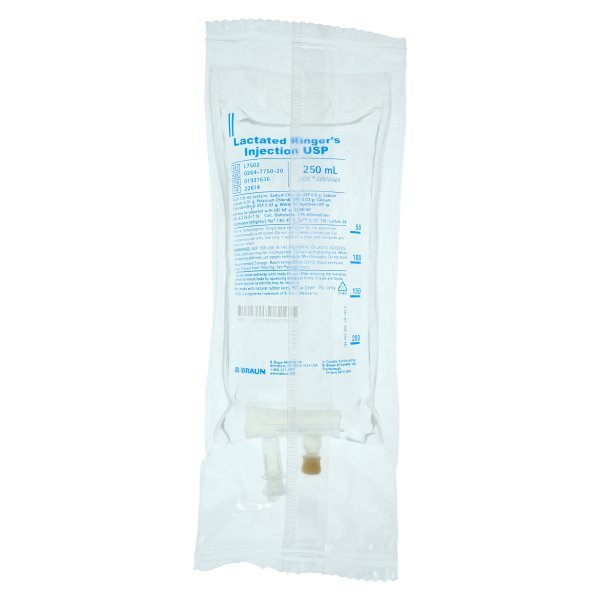 Lactated Ringer's 250ml Plastic Bag for Injection