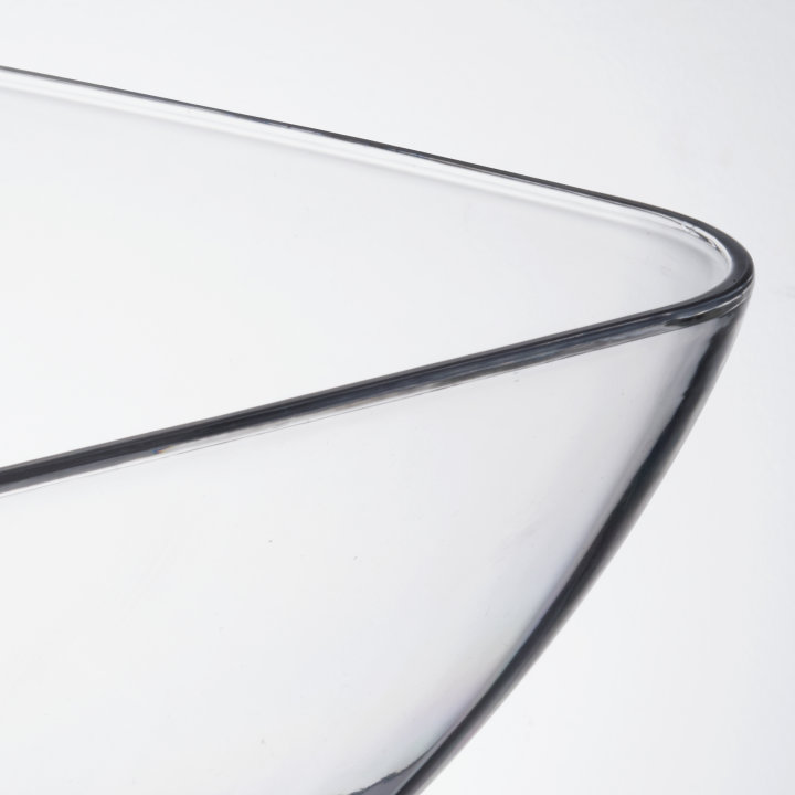 Large Square Clear Cubic Acrylic Bowls
