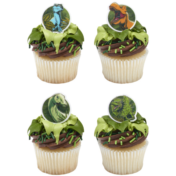 Jurassic World Cupcake Rings