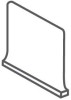 Parkette Burnt 5×6 Round Top Cove Base Corner Right Matte