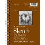 Strathmore 400 Series Sketch Pad Side Wire Binding 100 Sheet 5.5x8.5  inch 1 Count