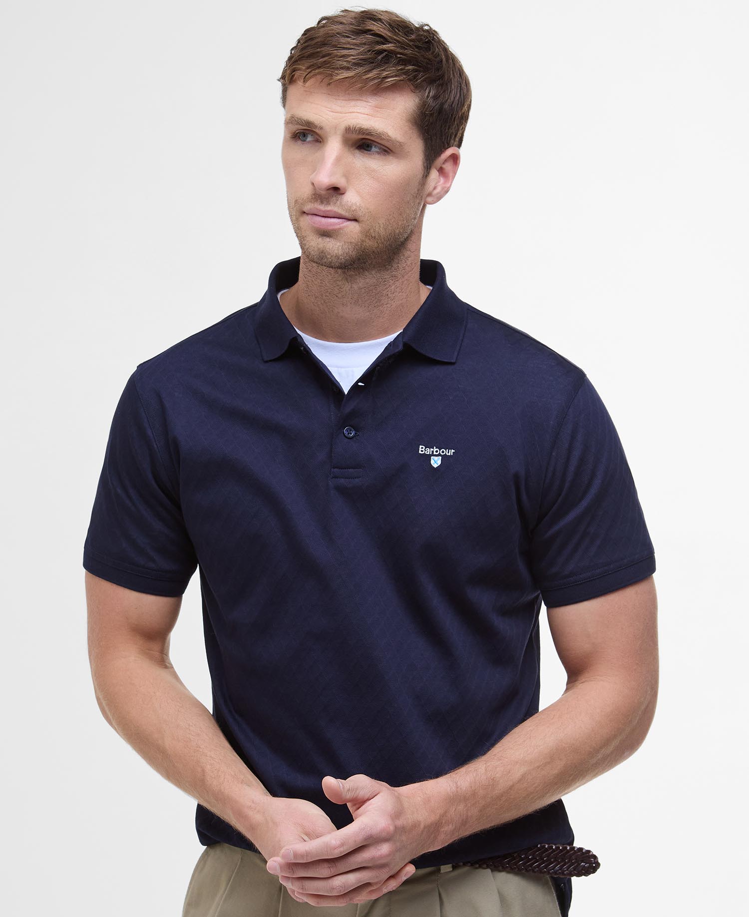Polo Sutton leggermente aderente image number 3