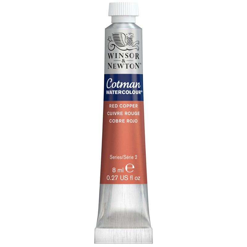 Cotman Watercolor Paint, 8 mL Tube, Red Copper