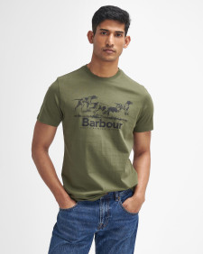 T-shirt con stampa Field Dog 