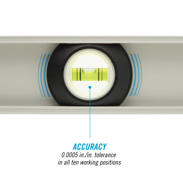 5100-0024 24-inch Professional-Grade Aluminum I-Beam Level
