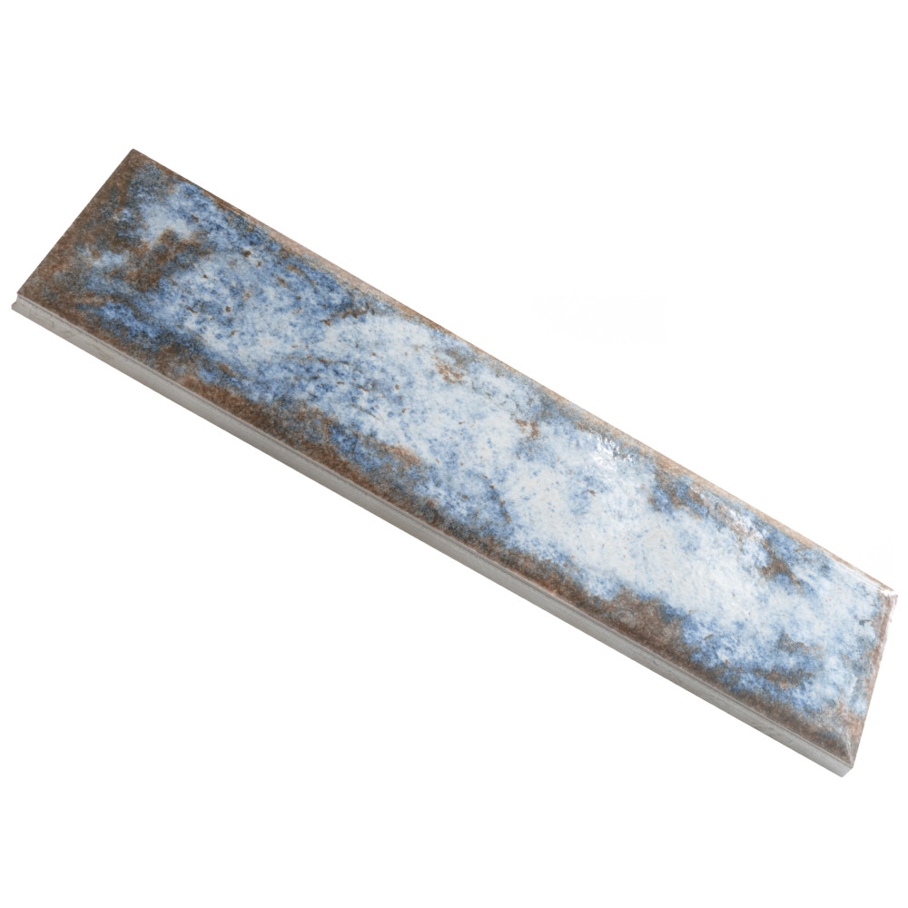 Gaudi React Brick Marina 2-3/8 in. x 9-3/4 in. Porcelain Floor and Wall Tile
