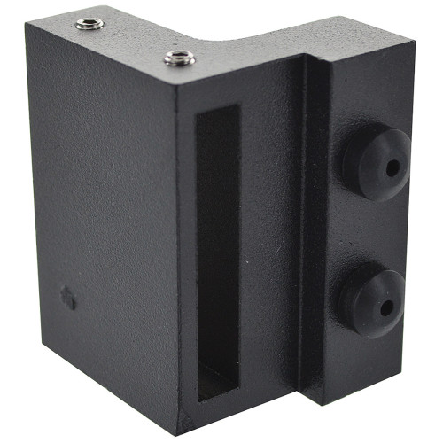 Black Double Side Mount Sliding Barn Door Hardware Kit