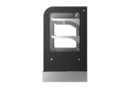 48-inch-wide 120-volt cubed-front countertop heated deli display case with rear access