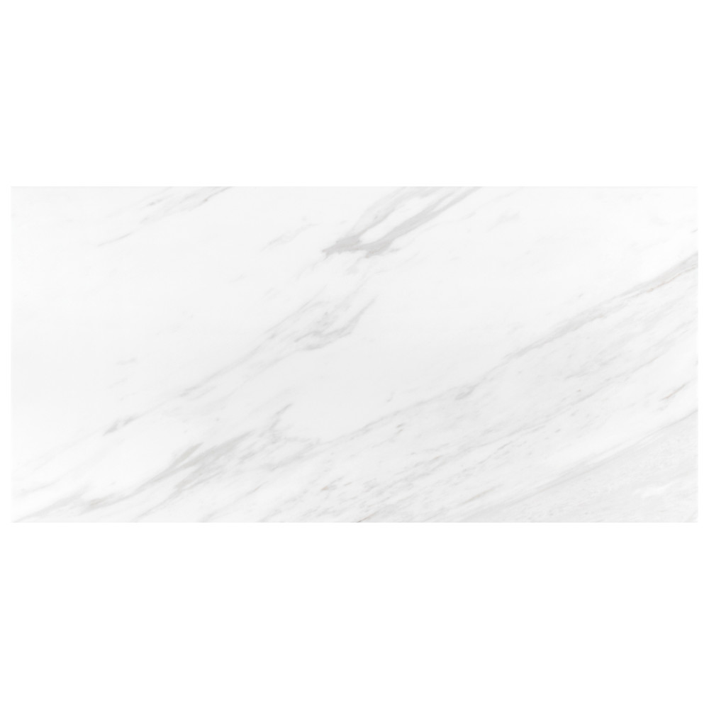 Eterno Carrara 12-7/8 in. x 25-5/8 in. Porcelain Floor and Wall Tile