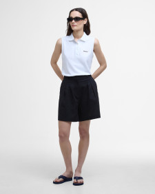 Bowford Sleeveless Polo Shirt White