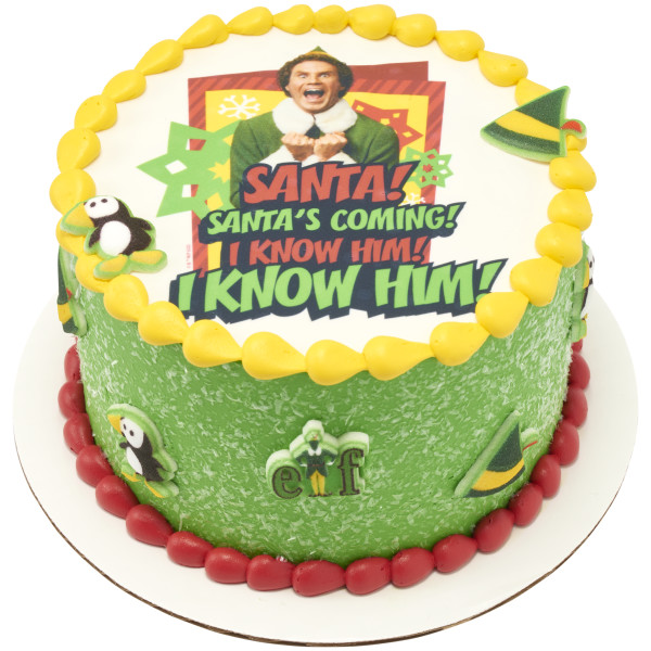 Elf the Movie Santa's Coming! PhotoCake® Edible Image®