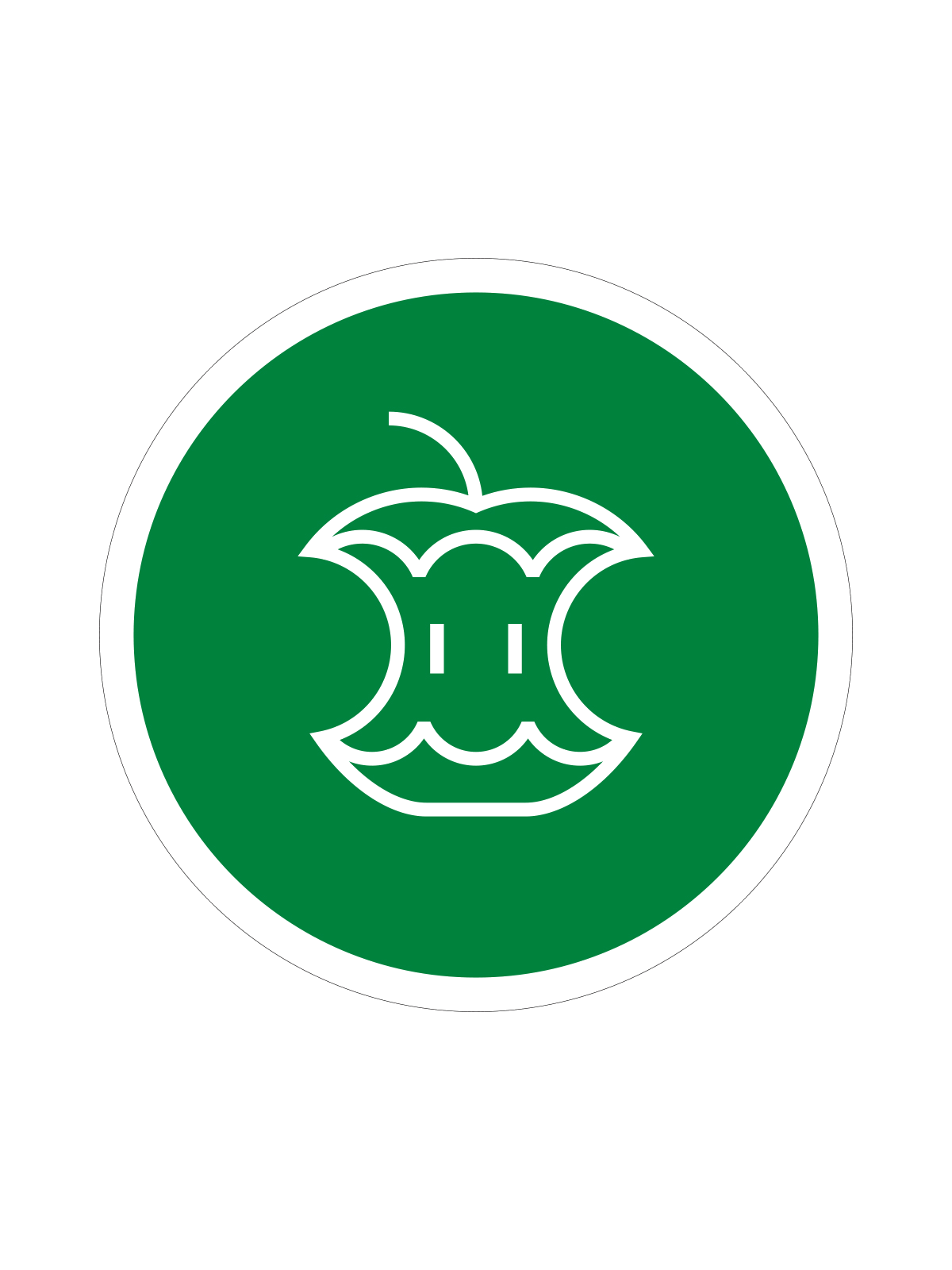 EURO – Label – Organics – Green-White