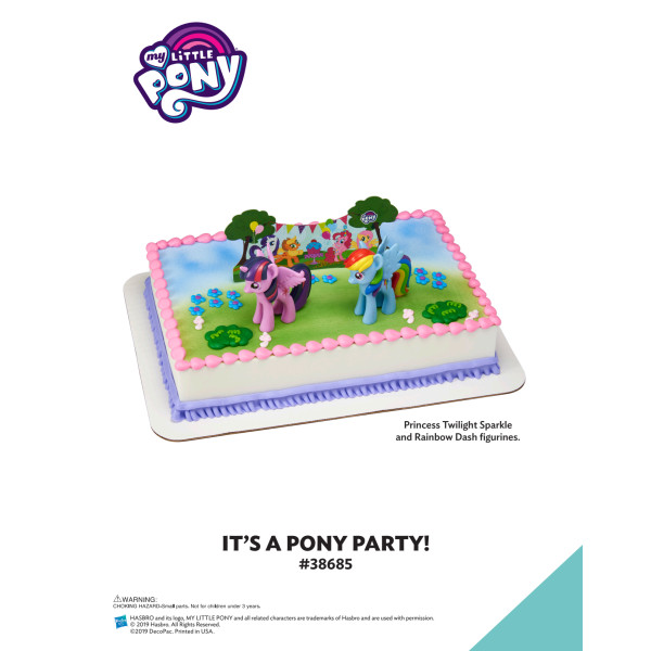 My Little Pony™ It's a Pony Party! The Magic of Cakes® Icing Only Page