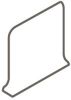 Baseline Fog 6×6 Sanitary Cove base Corner Right Matte