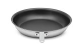 12-inch Tribute® 3-ply fry pan with CeramiGuard® II nonstick coating and plated handle