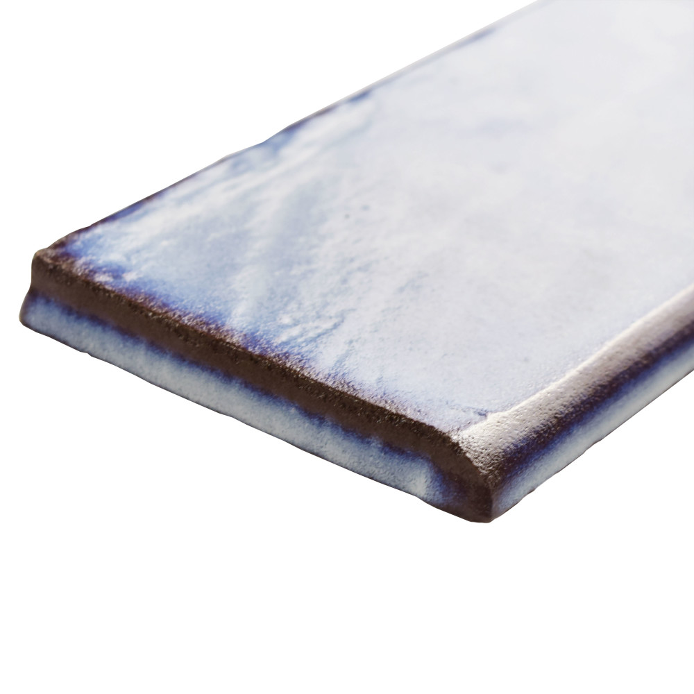 Antic Special Bullnose Via Lactea 3 in. x 6 in. Ceramic Wall Trim