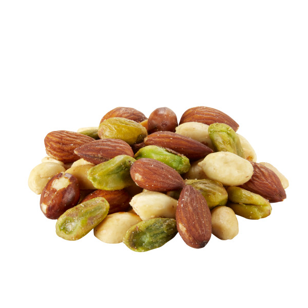 PLANTERS(r) NUT-RITION(r) Men's Health Almonds Peanuts And Pistachio Mix . C1C0 - Front Center Out of Package (Hi Res)