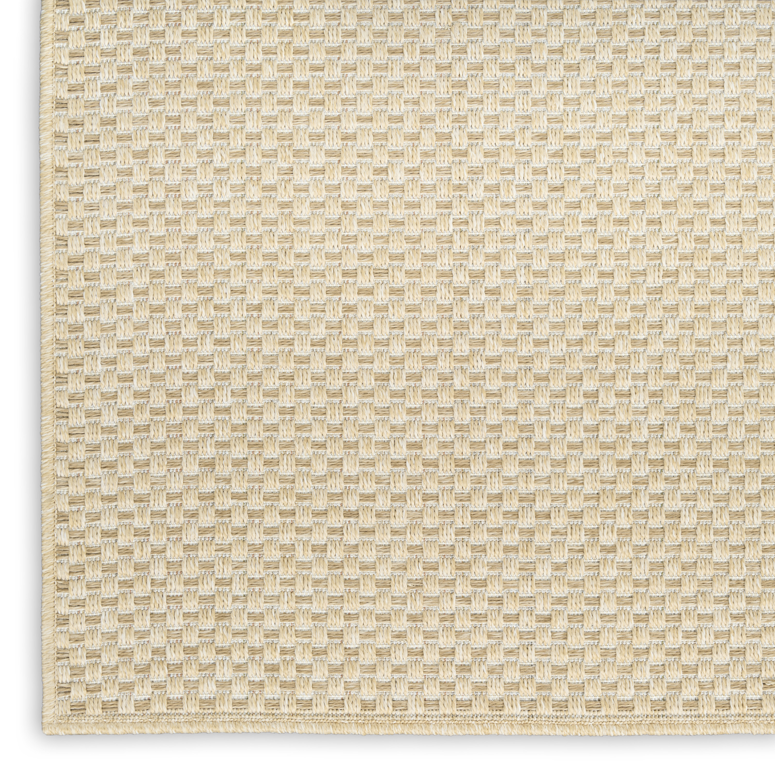 Nourison Tulum 9' x 12' Cream Outdoor Rug