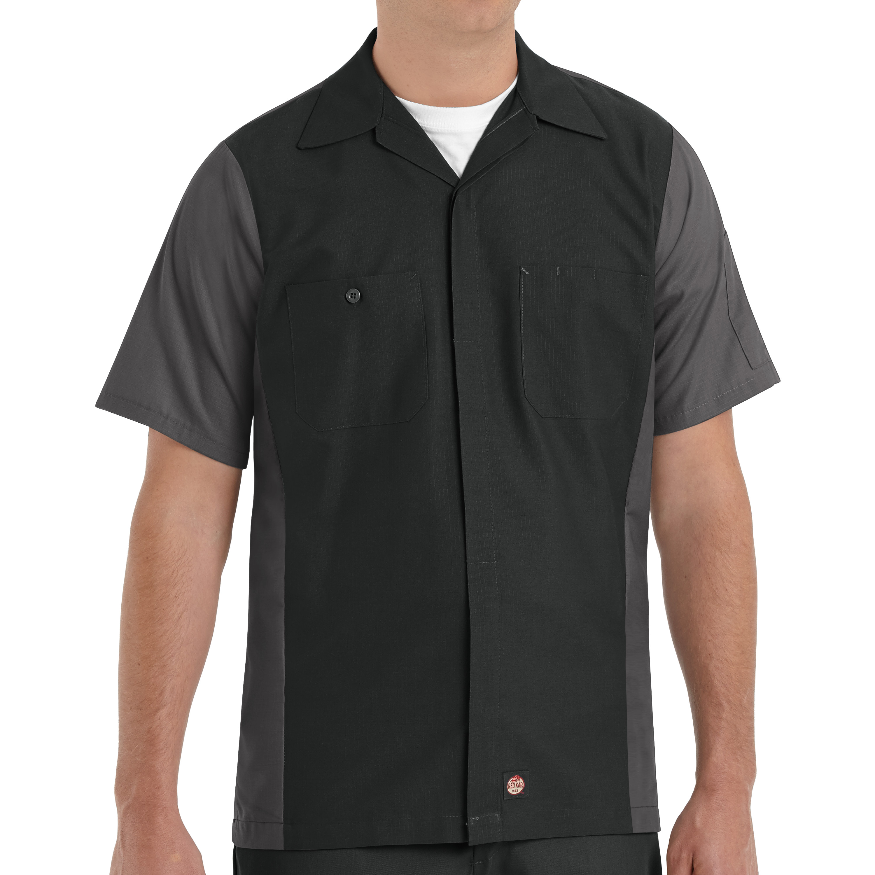Camisa de hombre Red Kap manga corta bicolor - Imagen 9 de 29