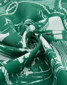 Barbour x Kaptain Sunshine Bandana Green