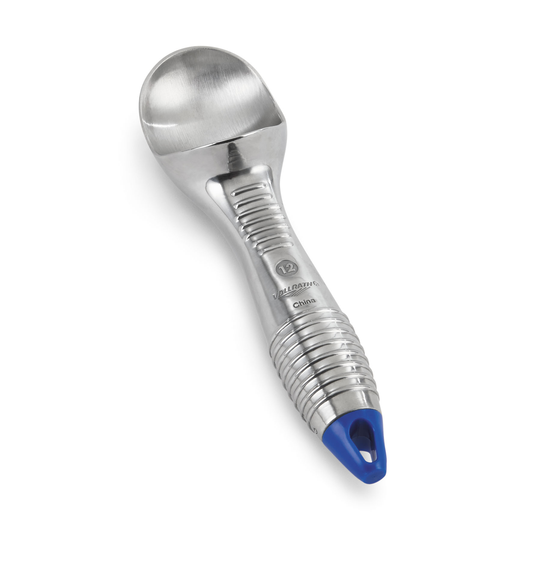3ounce aluminum ice cream scoop with blue end Vollrath Foodservice