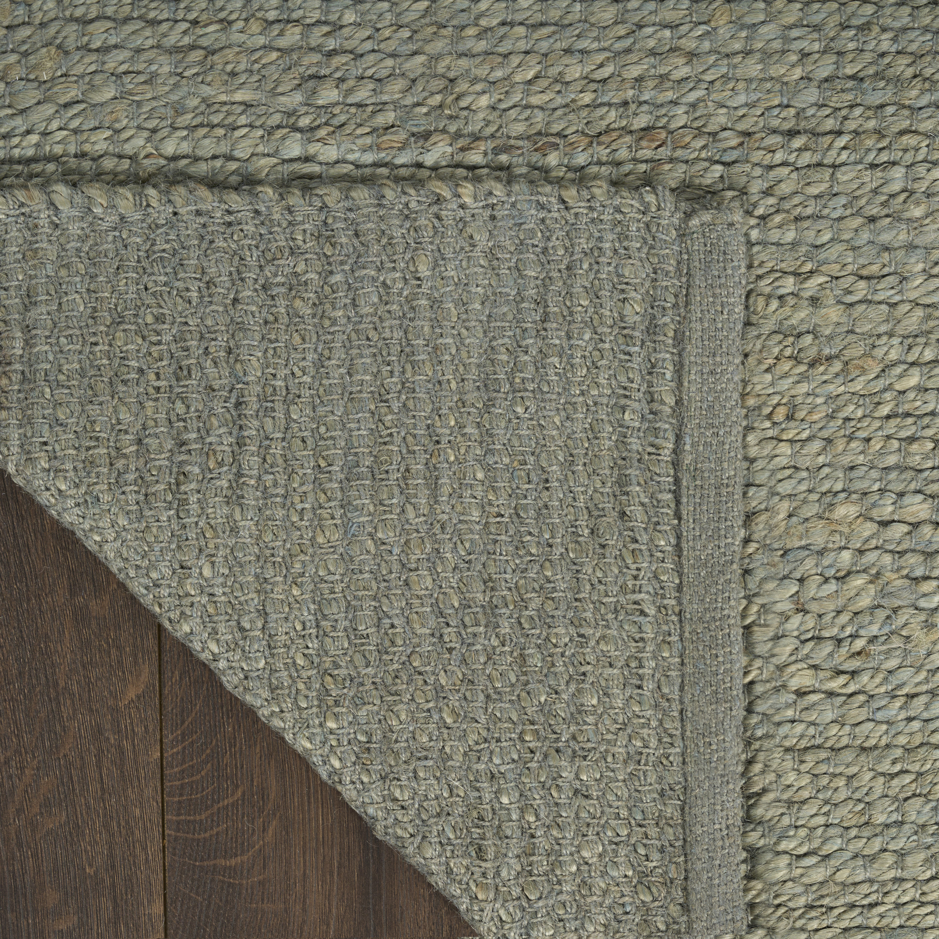Nourison Natural Jute 3' x 5' Sage Farmhouse Indoor Rug