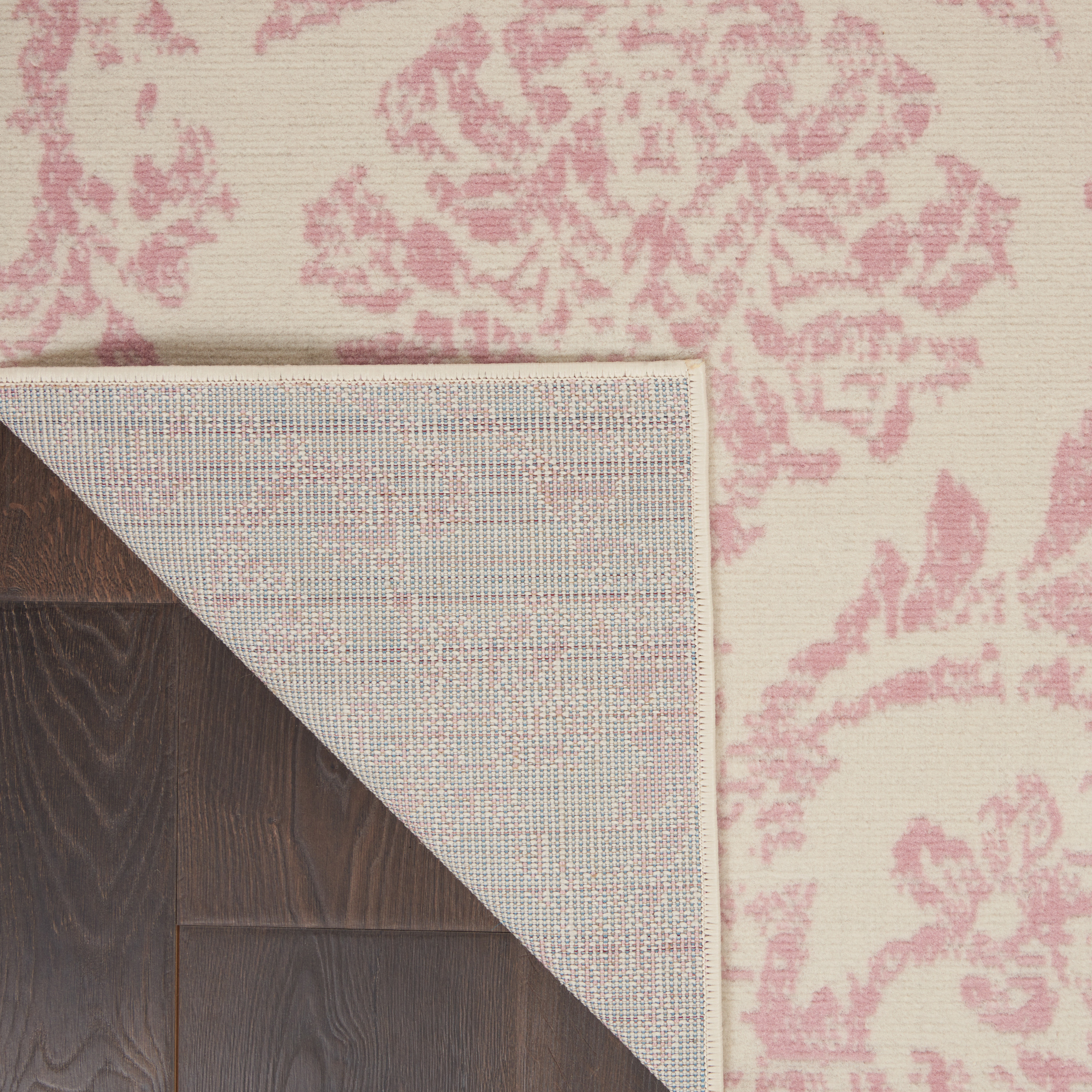 Nourison Jubilant 6' x 9' Ivory Pink Vintage Indoor Rug
