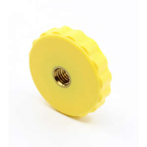 Locking Wheel M8 D=40 S=9 Yellow