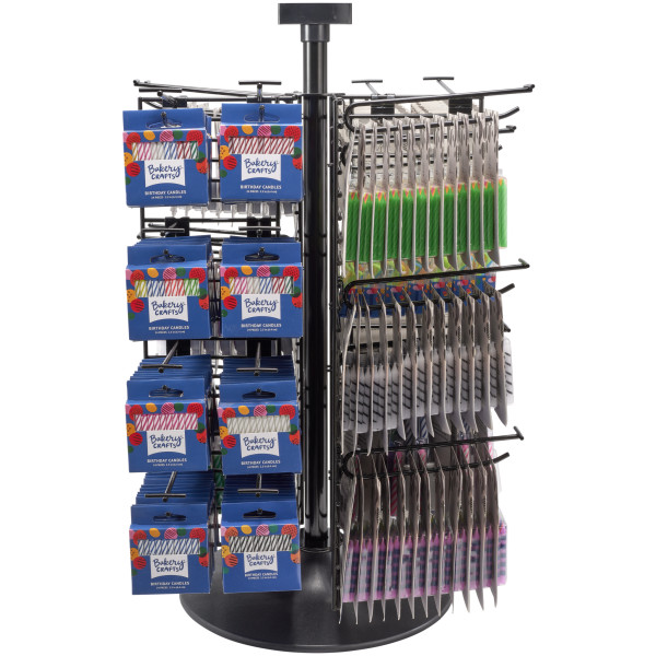 Party Purple Numeral Assortment Candle Assortment (Rack Not Included)