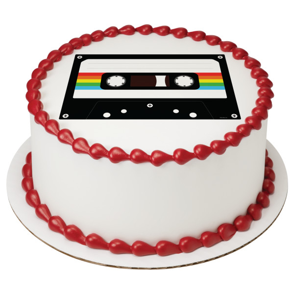 Cassette Tape PhotoCake® Edible Image®