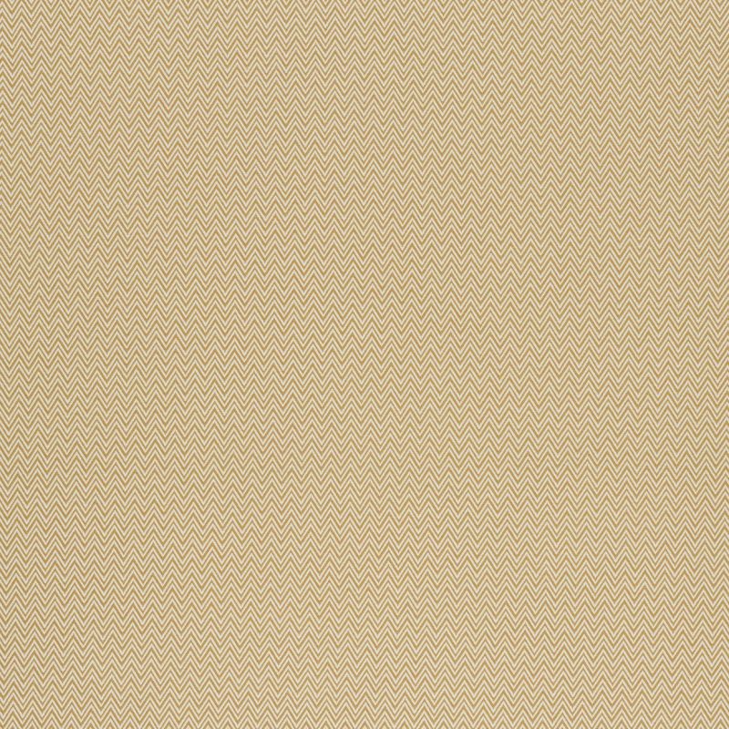 Beige-and-cream chevron-patterned fabric covering a surface; repeating tight zigzag pattern; close-up, even lighting suggesting a neutral interior wall or upholstery texture.