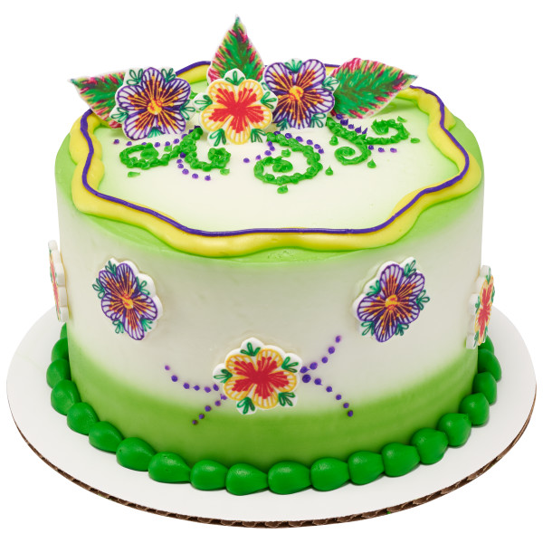 Embroidery Flowers Assortment Sweet Décor® Printed Edible Decorations