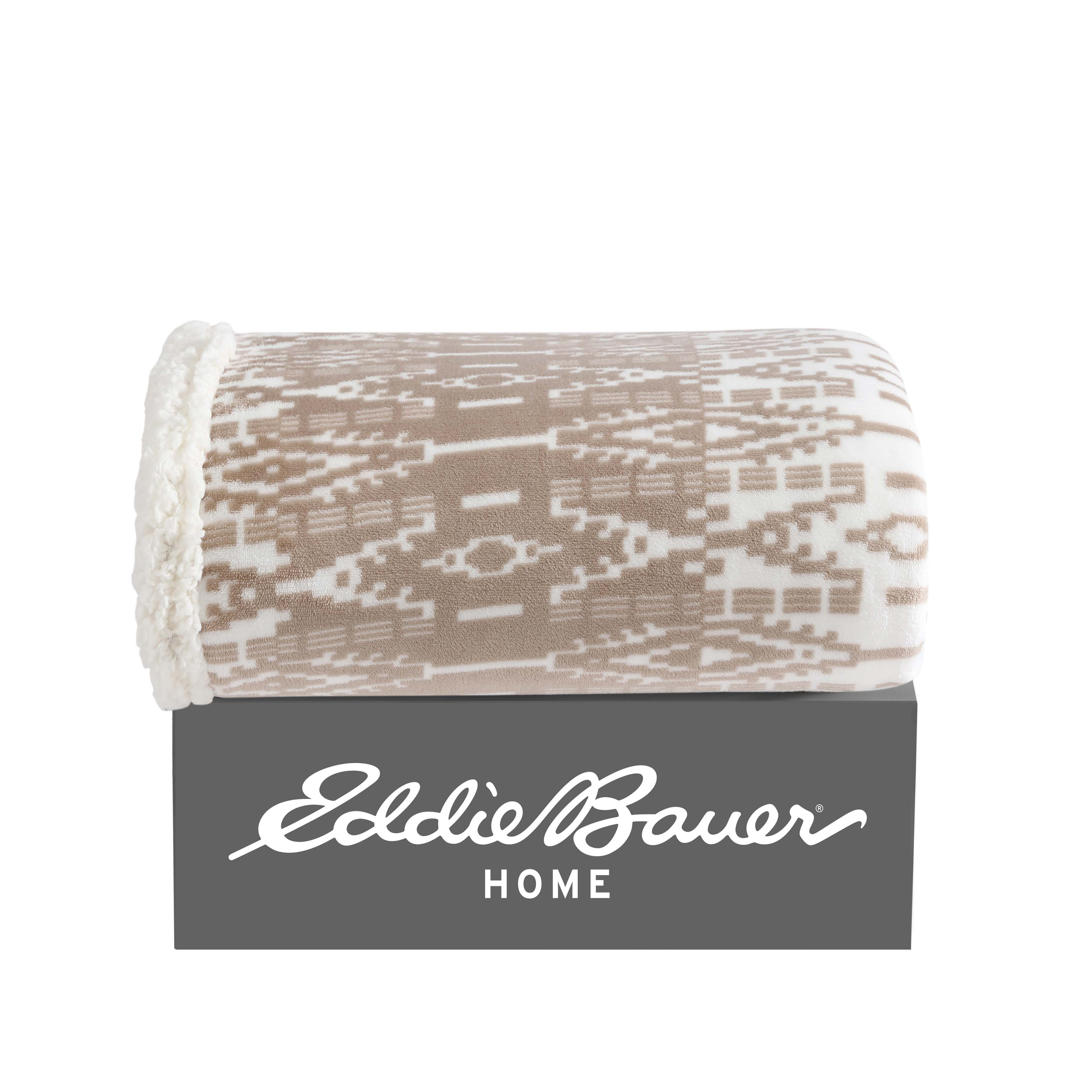 Eddie Bauer Plush-Fleece Throw Blanket