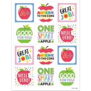 Apple Time Apple Reward Stickers, Pack of 60