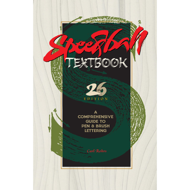 Calligraphy Instruction Textbook, 26th Edition, Lay-Flat Binding, 124 Pages, 5.75 x 8.5 Inches