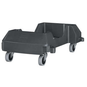 Rubbermaid Commercial, Slim Jim®, Black, Receptacle Dolly