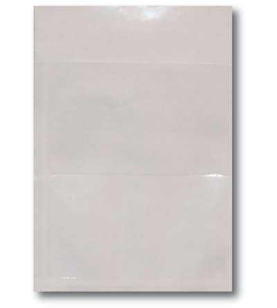 Clear View Self-Adhesive Library Pockets, 3.5" x 5", Clear