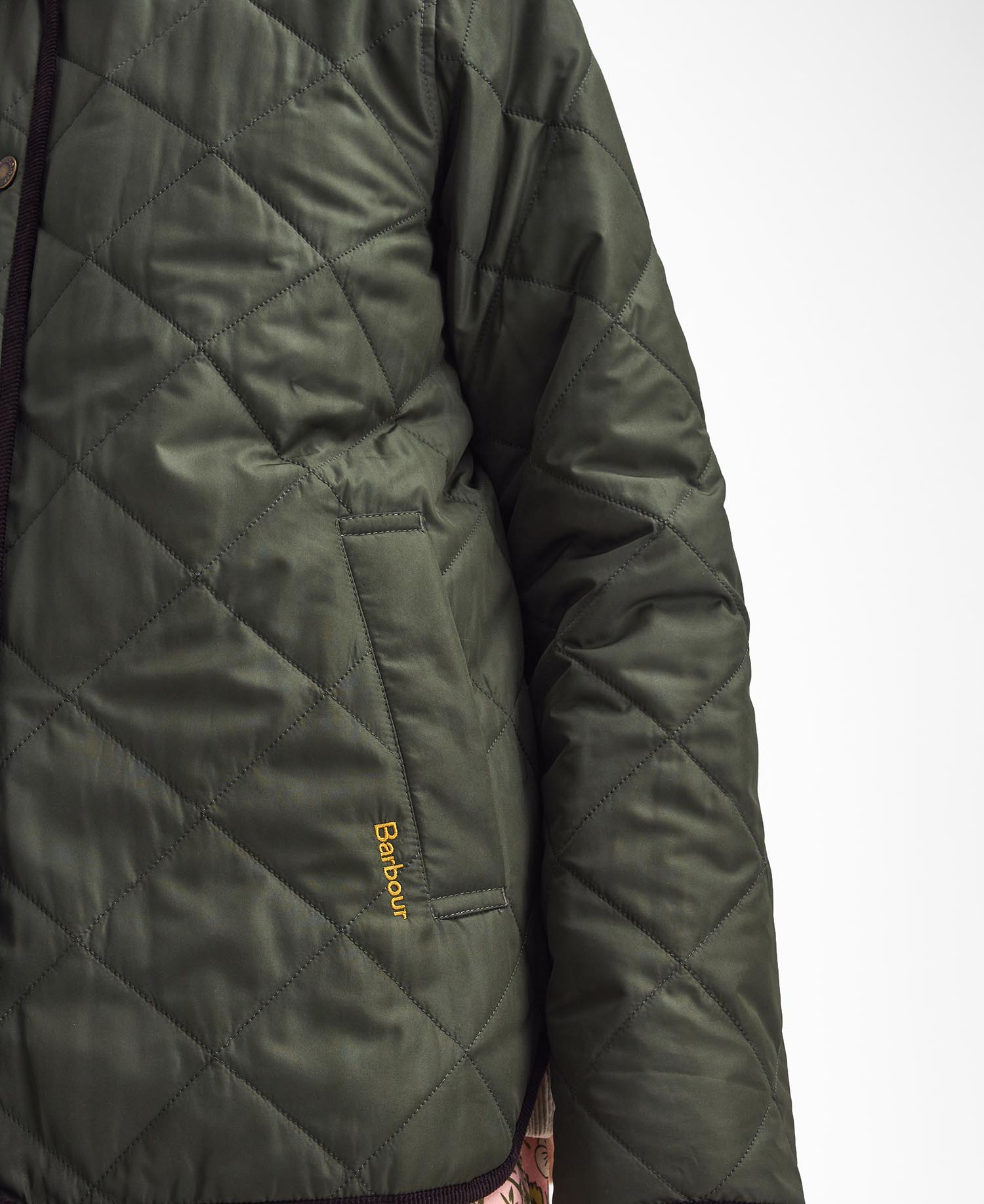 Barbour x William Morris Gallery Isabella Quilted Jacket image number 4